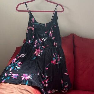 Floral Black and Pink dress